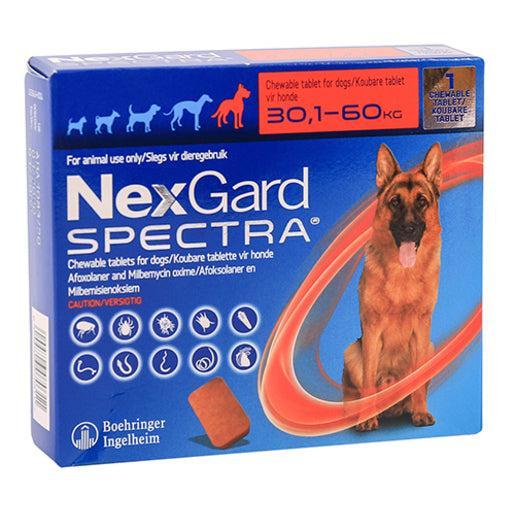 NexGard Spectra Chewable Tablet for Extra Large Dogs (30.1–60 kg)