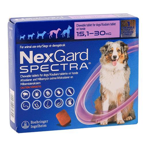 NexGard Spectra Chewable Tablet for Large Dogs (15.1–30 kg)